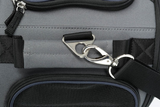 Trixie Wings Waterproof Dog/Cat Carrying Gray Bag for 20kg Pets L46xW23xH28cm