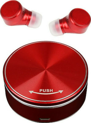 M7 In-ear Bluetooth Handsfree Headphone with Charging Case Red