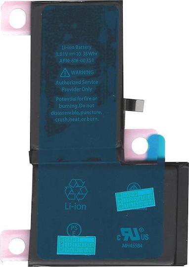616-00351 Συμβατή Μπαταρία Αντικατάστασης 2716mAh για iPhone X