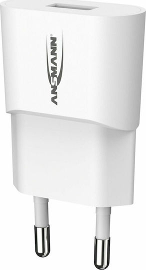 Ansmann Зарядно без кабел с USB-A порт Бял (HC105)