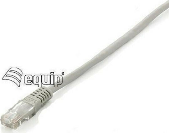 Equip U/UTP Cat.5e (Gigabit) Καλώδιο Δικτύου Ethernet 1m Γκρι