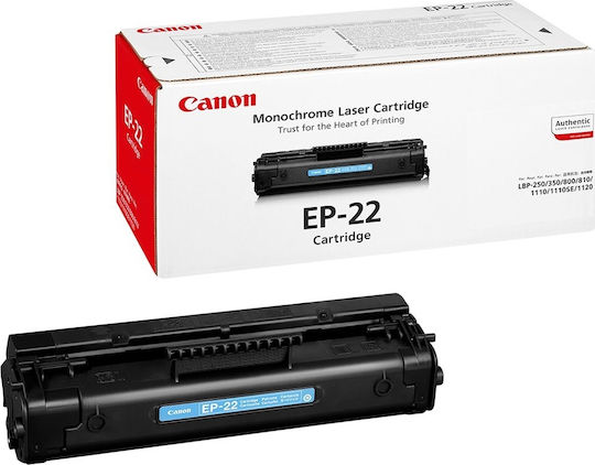 Canon EP-22 Original Toner Laser Printer Black 2500 Pages (1550A003)