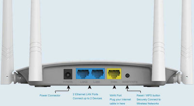 LB-Link BL-WR450H Wireless Router Wi-Fi 4 cu 2 Porturi Ethernet