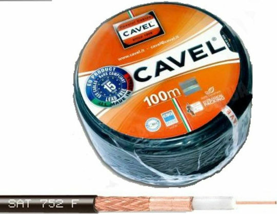 Cavel SAT752F Cablu Coaxial Neîncheiat 100m 1buc