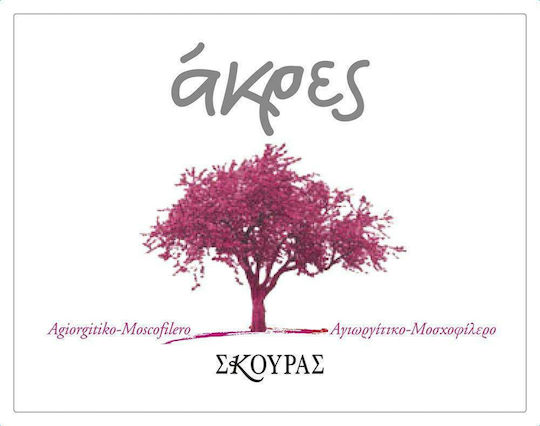 Σκούρας Κρασί Άκρες Ροζέ Ξηρό 750ml