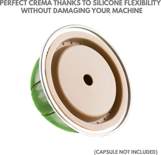 Waycap Basic Kit for Vertuoline Lid made of Silicone in Beige Color 2pcs