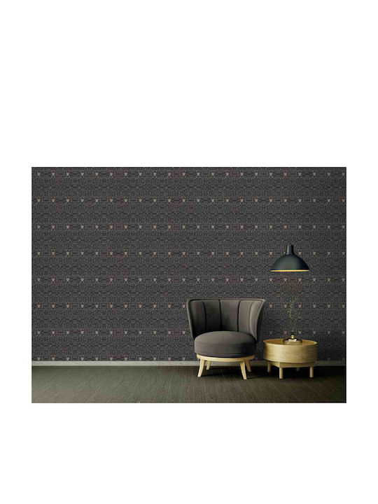 Wallpaper Versace Fabric Black L1000xW70cm Washable