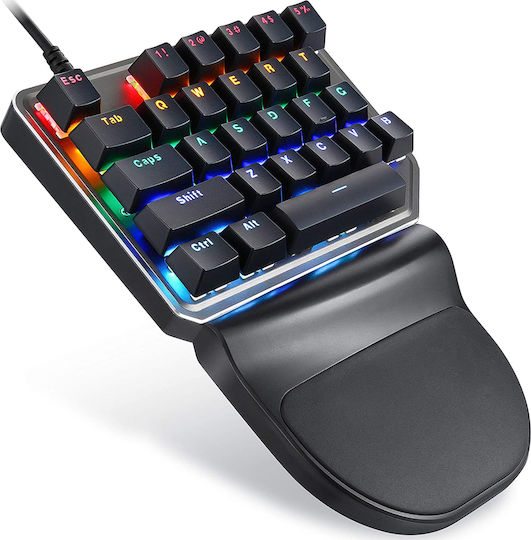 Motospeed K27 Gaming KeyPad με Outemu Blue διακόπτες και RGB φωτισμό (Αγγλικό US)