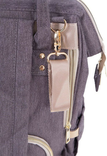 Kikka Boo Diaper Bag Siena Brown 27x21x42cm.
