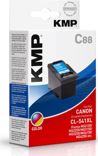 KMP C88 Съвместима мастилена касета за инжекционен принтер Canon CL-541XL Множество (цвят)