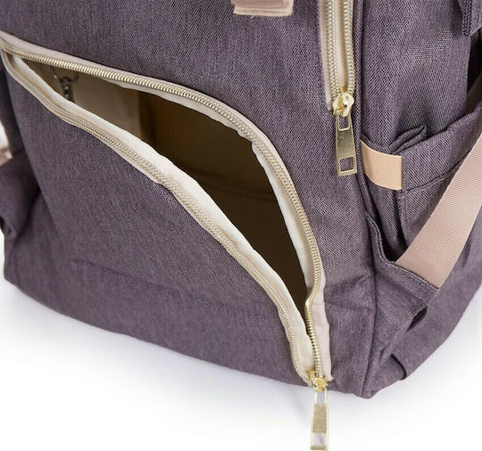 Kikka Boo Diaper Bag Siena Brown 27x21x42cm.