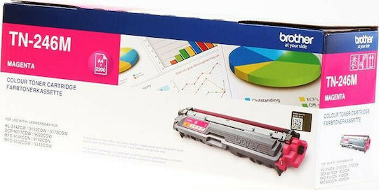 Brother TN-246M Original Toner Laser Printer Magenta 2200 Pages (TN-246M)