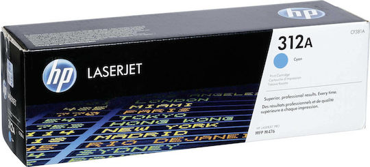 HP 312A Original Toner Laserdrucker Cyan 2700 Seiten (CF381A)