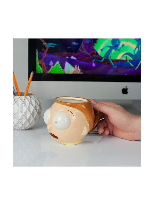 3D Morty Smith Rick and Morty Mug Ceramic Beige 500ml