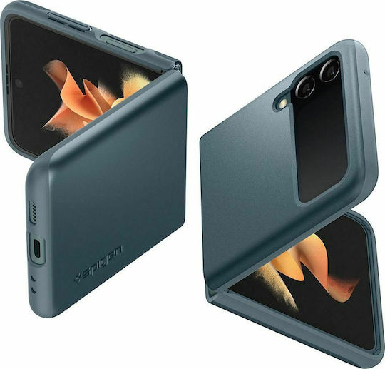 Spigen Thin Fit Задна корица Пластмаса Shiny Green (Галакси З Флип3 5G) ACS03080