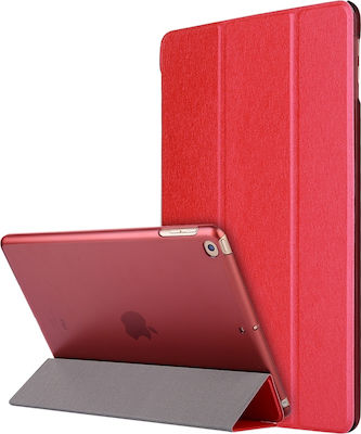 Smart Flip Cover Piele artificială / Silicon Roșu (iPad 2019/2020/2021 10.2'' - iPad 2019/2020/2021 10.2'')