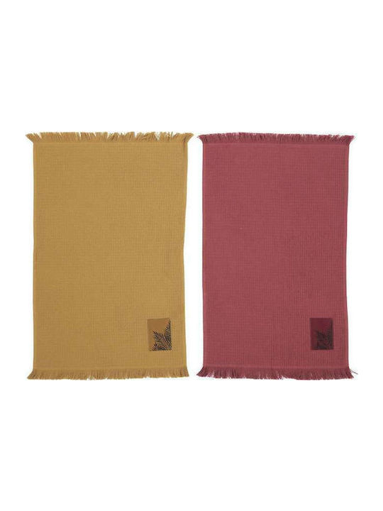 Nef-Nef Homeware Herb Geschirrtuch aus 100% Baumwolle Mustard 40x60cm 1Stück