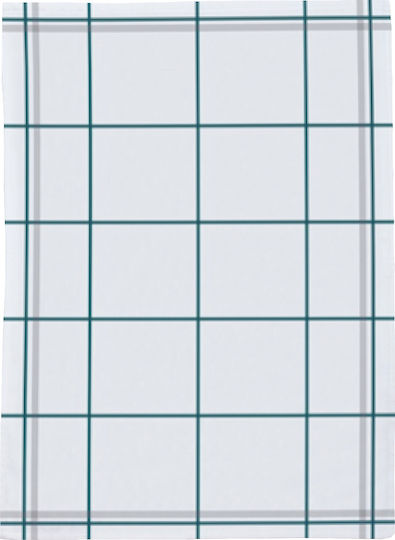 Viopros Viopros Küchenhandtuch aus 100% Baumwolle Weiß - Grün 50x70cm 2 Stück