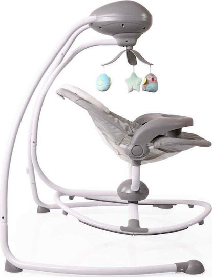 Cangaroo Electric Baby Relax Swing Woodsy with Music Beige for Child up to 9kg
