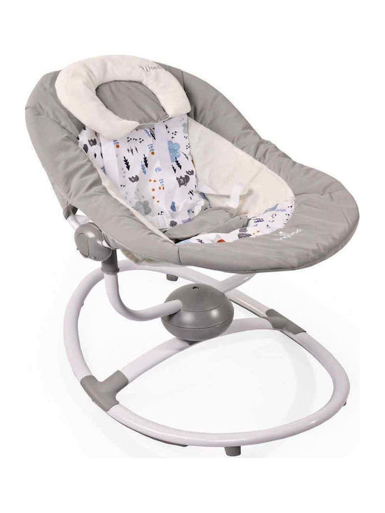 Cangaroo Ηλεκτρικό Relax Μωρού Κούνια Woodsy με Μουσική Beige για Παιδί έως 9kg