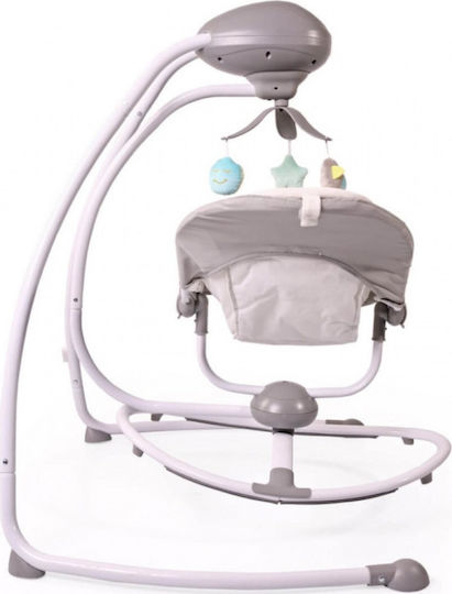 Cangaroo Electric Baby Relax Swing Woodsy with Music Beige for Child up to 9kg