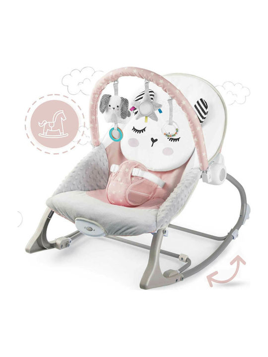 Ricokids Ηλεκτρικό Relax Μωρού Pink με Δόνηση για Παιδί έως 18kg