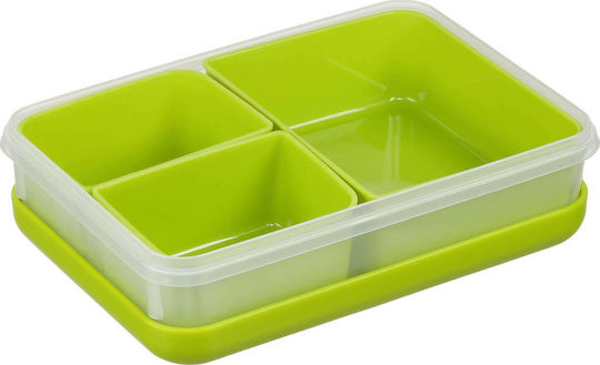 Emsa Clip & Go Transparent/Grünes 1,2 l