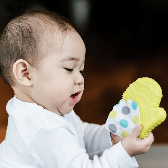 Bbluv Teething Glove made of Silicone for 3 m+ Aqua