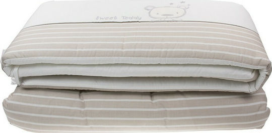 Baby Oliver Set Pentru Patut Sweet Teddy Des. 350 Bej 3buc piese
