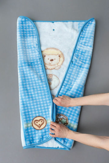 Palamaiki Pătură Pepinieră Swaddling Mini Velour Mv-0013 80x90 cm