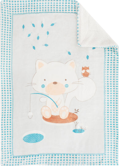 Kikka Boo Nursery Swaddling Blanket Polar Fisher 80x110cm
