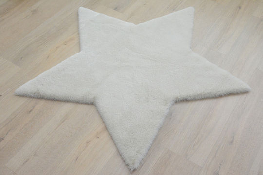 Newplan Kids Synthetic Rug FC3B Stars 160x160cm 30mm Beige