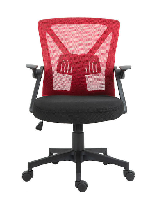 Fylliana Fylliana Office Chair with Adjustable Arms Red