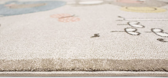 Tzikas Carpets 21900-760 Παιδικό Χαλί Καφέ 160x230cm Πάχους 13mm