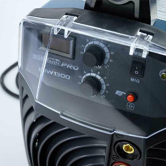 Bormann Pro BIW1300 Ηλεκτροκόλληση Inverter MIG / MMA με Μέγιστο Ρεύμα Συγκόλλησης 160A και Κύκλο Εργασίας 45%