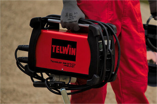 Telwin Technology 238 XT CE/MPGE Електрожен Inverter TIG / ММА с Максимален Ток на Заваряване 200Спецификация и Работен Цикъл 35%
