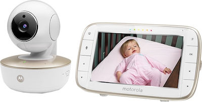 Motorola Babyüberwachung mit Kamera & Bildschirm 5" , Zwei-Wege-Kommunikation & Schlaflieder