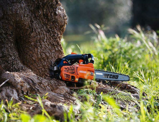 Echo CS-2511 TESC Pruning Gasoline Chainsaw 2.3kg with Blade Carving Blade 25cm and Easy Start
