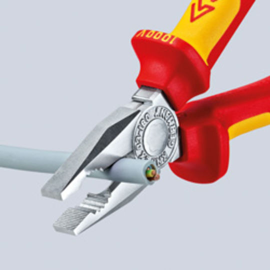 Knipex Πένσα Ίσια Ηλεκτρολόγου Μήκους 180mm