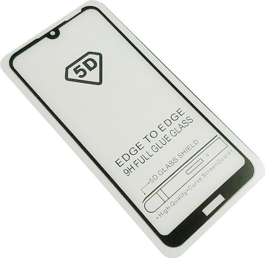 Vollkleber Vollflächig gehärtetes Glas (Huawei Y6 2019)