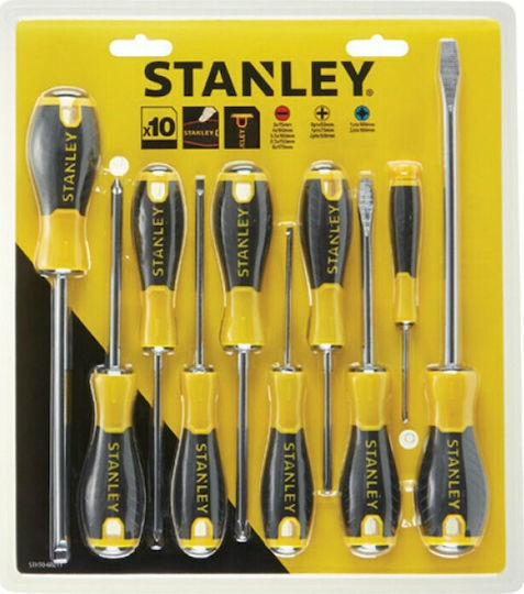 Stanley Σετ Κατσαβίδια με 10 Εναλλασσόμενες Μύτες Essential