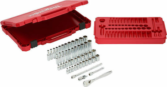 Milwaukee Ratschen- & Steckschlüssel-Sets 1\4" 50Stück