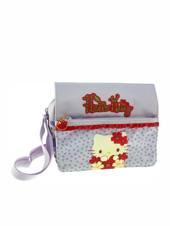 Graffiti Hello Kitty Cherryland School Bag Shoulder Elementary, Elementary in Lilac color