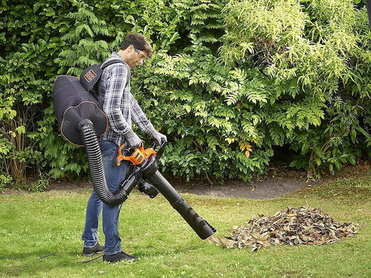 Black & Decker Blower / Vacuum Handheld Electric 3000W with Volume Control & Maximum Air Speed 418km/h