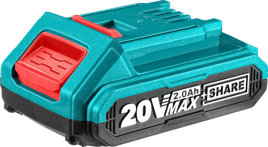 Total Set Impact Driver & Drill Driver Brushless 20V with 2 Batteries 2Ah and Case