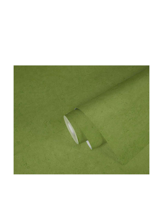 Wallpaper Vinyl Green L1005xW53cm Washable