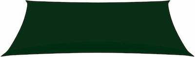 vidaXL Shade Sail Green 2.5x5m Rectangle made of Oxford fabric