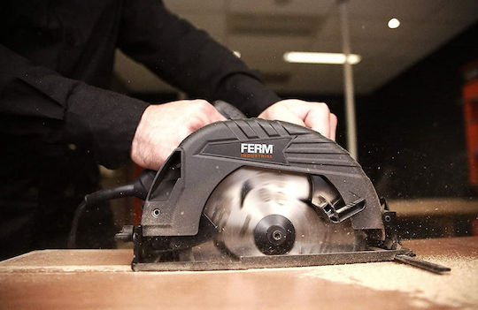 Ferm Δισκοπρίονο 1050W με Σύστημα Αναρρόφησης