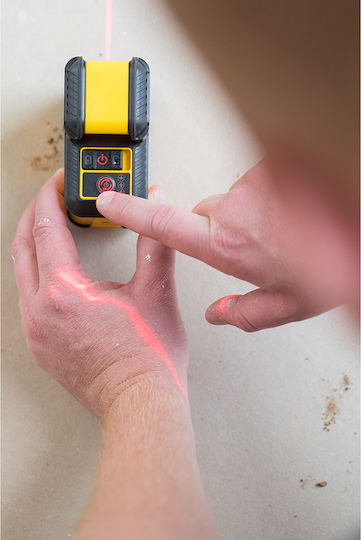 Stanley Cross 360 Selbstnivellierend Linear Laser-Wasserwaage Roter Strahl 1.5V mit Arbeitsbereich 20m