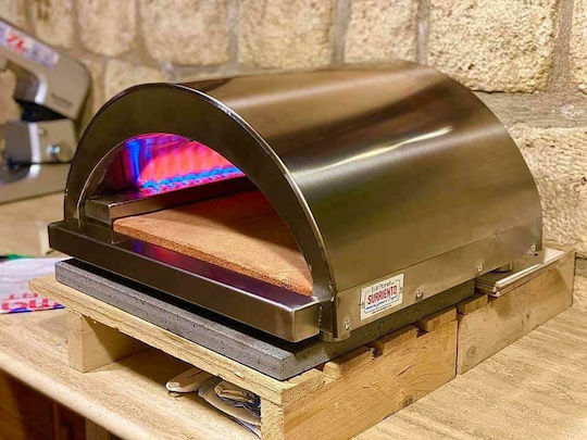 Edil Planet Surriento Gas Pizza Oven LPG Traditional 60x50x30cm